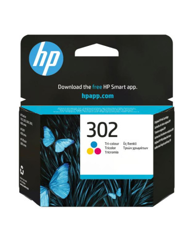 HP 302 TRI-COLOR INK CARTRIDGE
