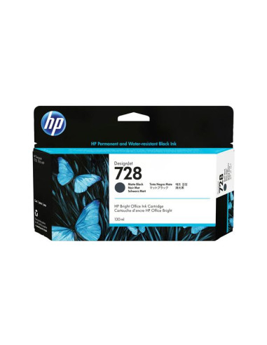 HP 728 130-ML MATTE BLACK DESIGNJET