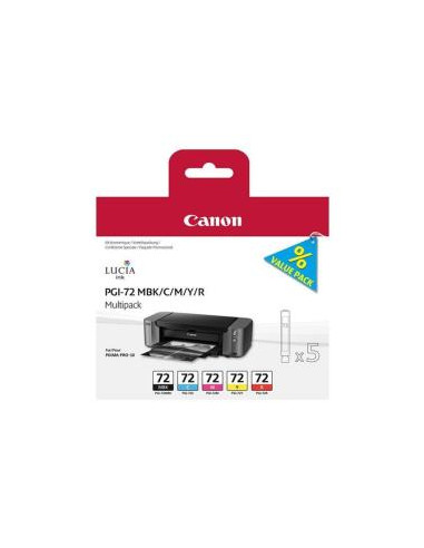   PGI-72 MBK C M Y R MULTIPACK