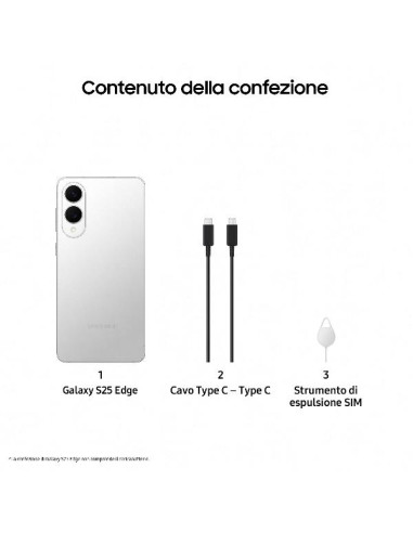 GALAXY S25 EDGE 12GB 256GB SILV