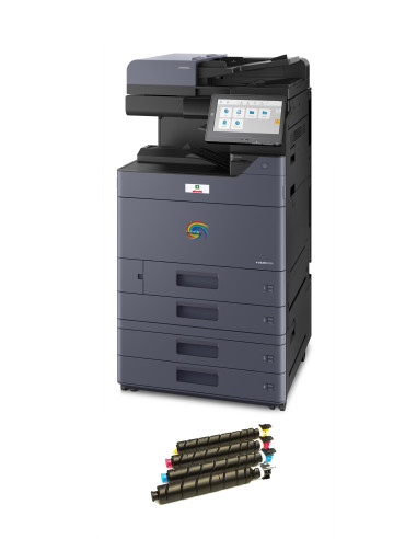 d-Color MF 4055 + DP 7150 + CB 7210 + kit toner TECNOLASER da 40k BLACK e 24k COLOR