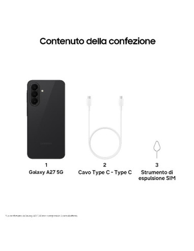 GALAXY A27 6 128GB BLACK EE