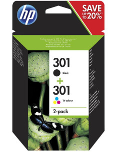 HP 301 COMBO NERO TRICROMIA...