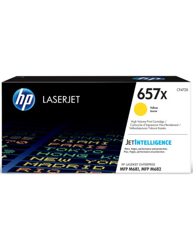 HP 657X HIGH YIELD YELLOW  TONER