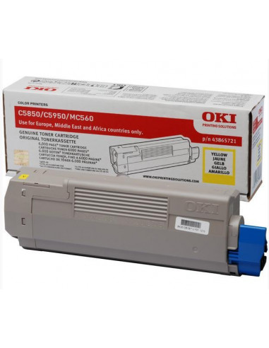 TONER GIALLO C5850/5950  6000 PAG