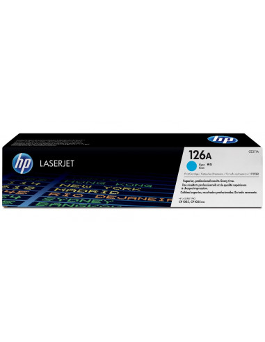 HP 126A CYAN LASERJET PRINT CARTR.