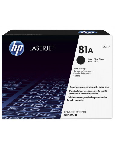 TONER O NERO HP 81A LASERJET