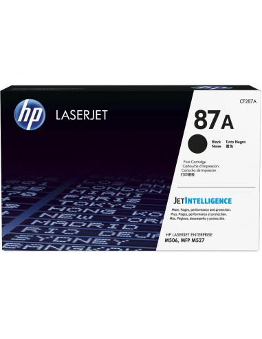 4P 87A  BLACK ORIGINAL LASER TONER