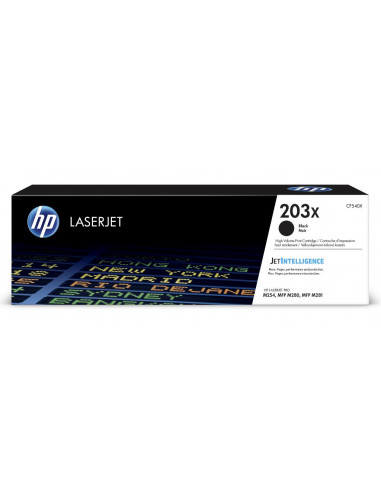HP 203X ORIGINAL BLACK LASER TONER