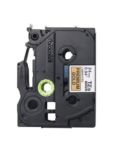 LAMINATO NERO SU ORO GLITTER 24 MM