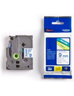 nastro blu su bianco...