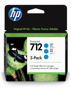 HP 712 3-PACK 29-ML CYAN...