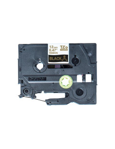 NASTRO TESSUTO ORO SU NERO...