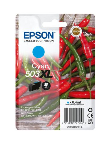 CARTUCCE PEPERONCINO CYAN 503XL