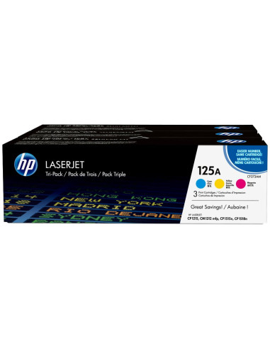 HP 125A CYM TRI-PACK LASERJET TONE